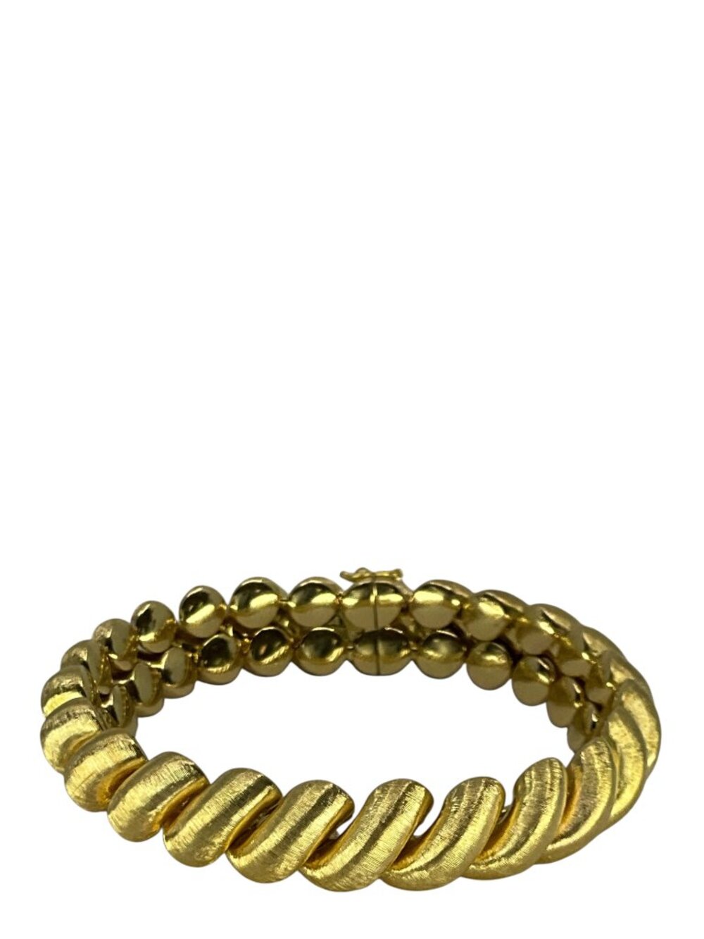 Gianmaria Buccellati 18k Gold Elbow Macaroni Chain Link Bracelet